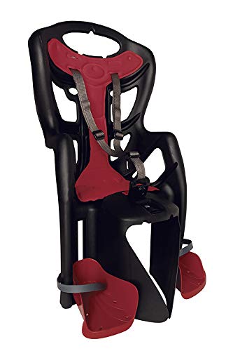 Bellelli Child Rear Bicycle Seat PEPE (up to 22 kg) Standard MultiFix For Bike Frames (Black)