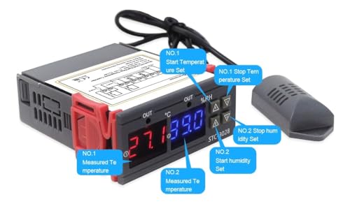 Controlador De Temperatura e Umidade Pet Para Chocadeira Pinteiro Gaiola Viveiro e Outros