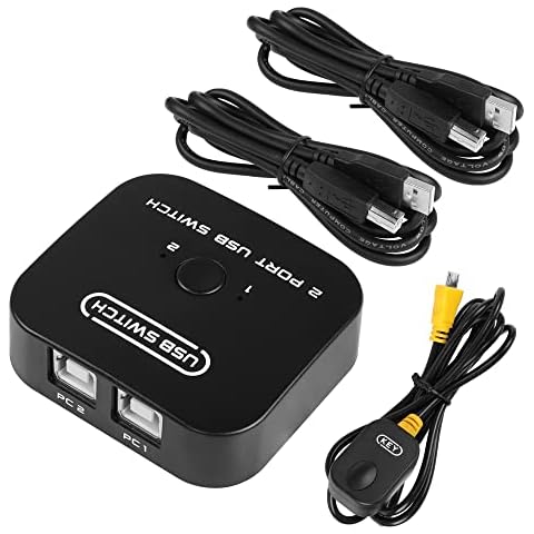 RIIEYOCA Commutateur USB 2.0 Cover