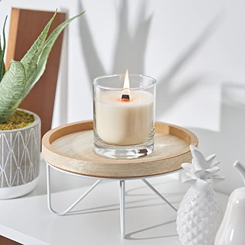 Simply Soson Amber & Patchouli Candle 1 Pack - 40 Hours | Crackle Wood Wick Candles For Home | Aromatherapy Candles For Home Scented Candles For House Warming Gifts Infused Patchouli Essential Oil #TOP2