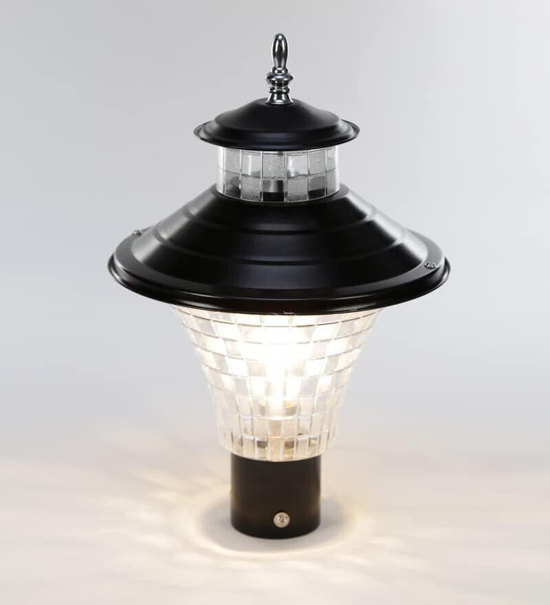 Waterproof Outdoor Gate Light for Home & Garden (Bulbnot Incl.) (Pack of 1)(Jalwa Black)-image-22