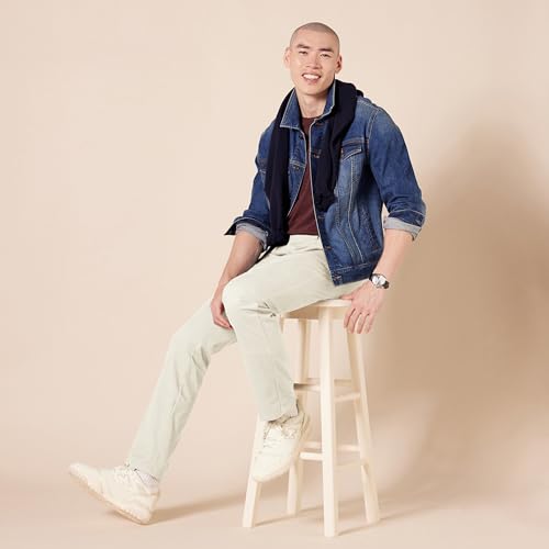 Image of Amazon Essentials Men's Slim-Fit Wrinkle-Resistant Flat-Front Chino Pant