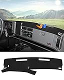 Autorder Dashboard Cover Mat for 1986-1993 Chevy Chevrolet S10 Blazer/GMC S15 Jimmy Sonoma/1991-1994 Oldsmobile Bravada Accessories Dash Cover Flannel Dash Mat Sunshade Glare UV Rays Protector