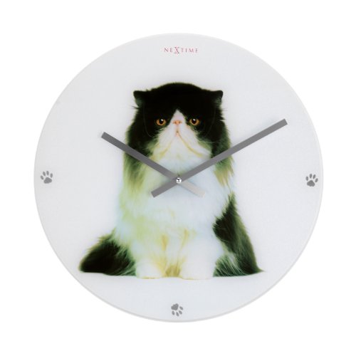 Preisvergleich Produktbild NeXtime Sylvester Wanduhr 43 cm Glas