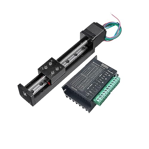 Plate-forme de guidage motorisée CNC avec rail en T 100mm pour un positionnement XYZ sans jeu