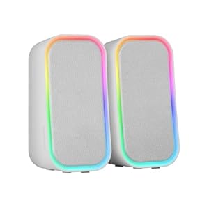 Mars Gaming Altavoz MS-OM BT 20W RGB Blanco