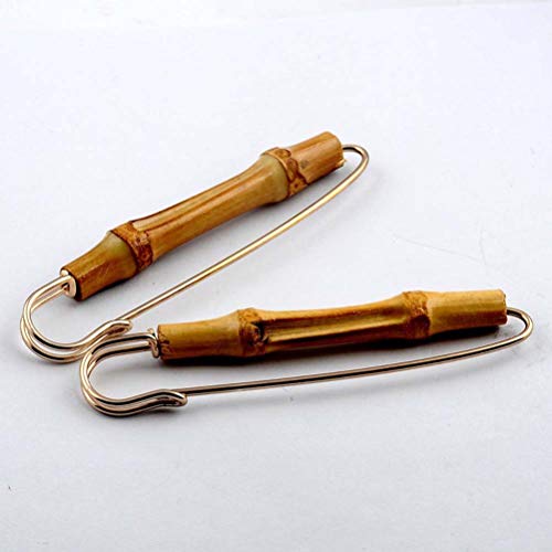 Fenical 3 pezzi d'epoca di bambù sicurezza spilla