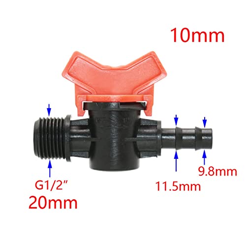 Riego mini válvula manguera para automatizar el huerto casero 5