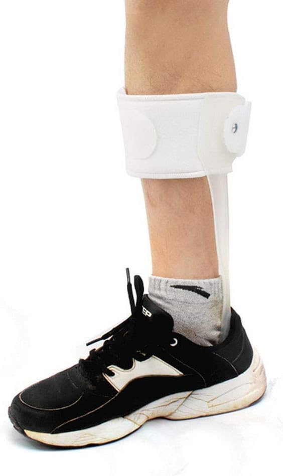 HUANGJUN Drop Orthosis Drop Foot ?Ankle and Foot Orthosis - Support for Drop Foot Nerve Injury Foot Position Relieve Pressure Postural Correction Brace, Left