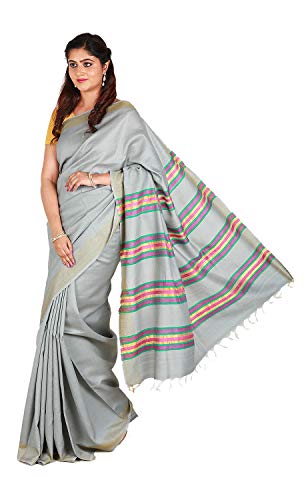 Nilima Silk grey eri silk saree – image 2