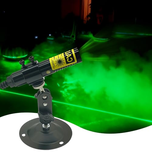 RAIN SPIRIT 532nm Green Line Laser Module Class 2 360 Rotation & Waterproof for Woodworking Factories Halloween Scary Haunted HousesLaser Swamp Laser Pond Garden Yard Decoration