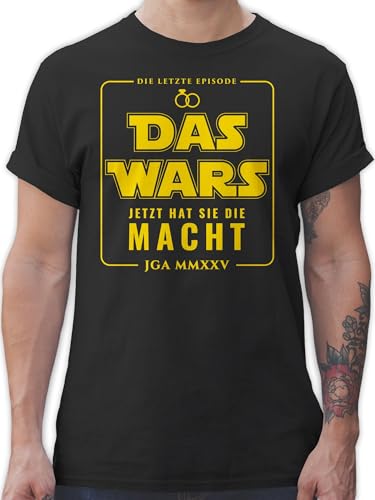 JGA Junggesellenabschied Männer - Das Wars JGA 2020 Jetzt hat sie die Macht - XL - Schwarz - t Shirt junggesellenabschied männer - L190 - Tshirt Herren und Männer T-Shirts