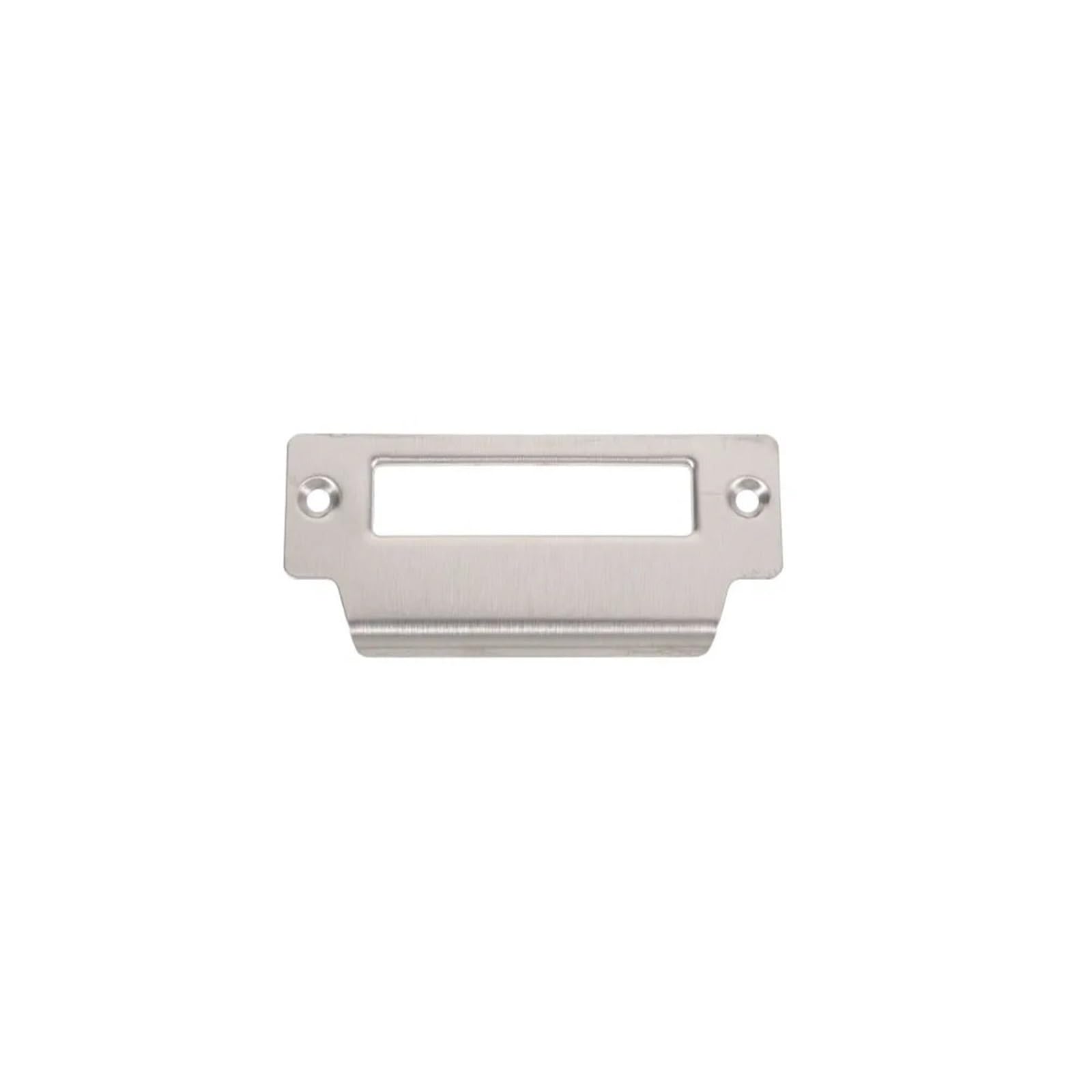 Door Latch Strike Plate 3 Pcs 4 Inch Stainless Steel Strike Plate for Wood Metal Door Jamb Latch Strike Door Reinforcement Plate