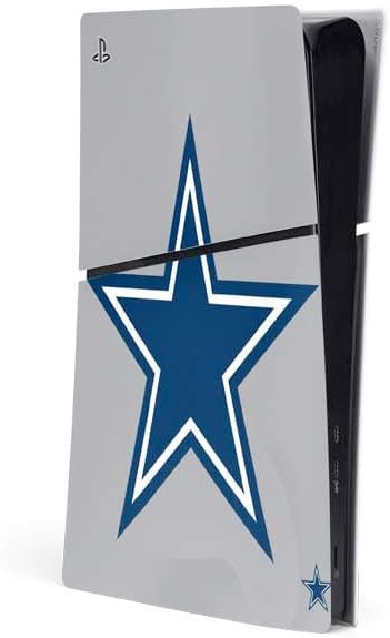 Skinit Decal Gaming Skin Compatible with PS5 Slim Digital Edition Console - Officially Licensed NFL Dallas Cowboys Design