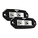 MICTUNING Flush Mount Led Pods, 2Pcs 20W Flood Led Light Bar, Off Road Backup Driving Lights Fog Lamp Compatible with Jxxp Bumper ATV UTV SUV Truck Boat