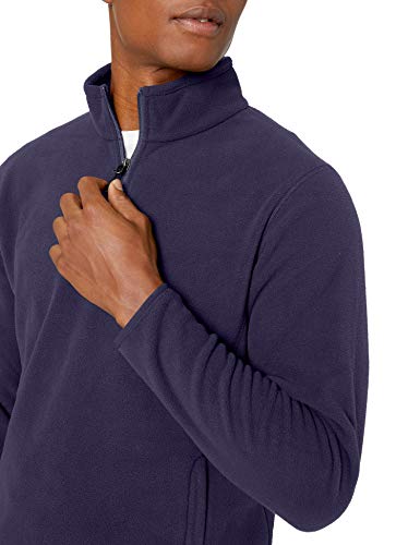 Image of Amazon Essentials Men's Quarter-Zip Fleece Pullover Jacket, Insulated for Cold Weather
