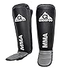 GROOFOO-Shin-Guards-Kickboxing-Leg-Instep-Protection-Pads-PU-Leather-Training-Guard-for-Kids-Adults-Boxing-Martial-Arts-MMA-Thai-Muay-Karate-Sparring-Black GROOFOO Muay Thai Shin Guards Kickboxing, Leg Instep Protection Pads PU Leather Training Guard for Kids Adults Boxing Martial Arts MMA Thai Muay Karate Sparring Black