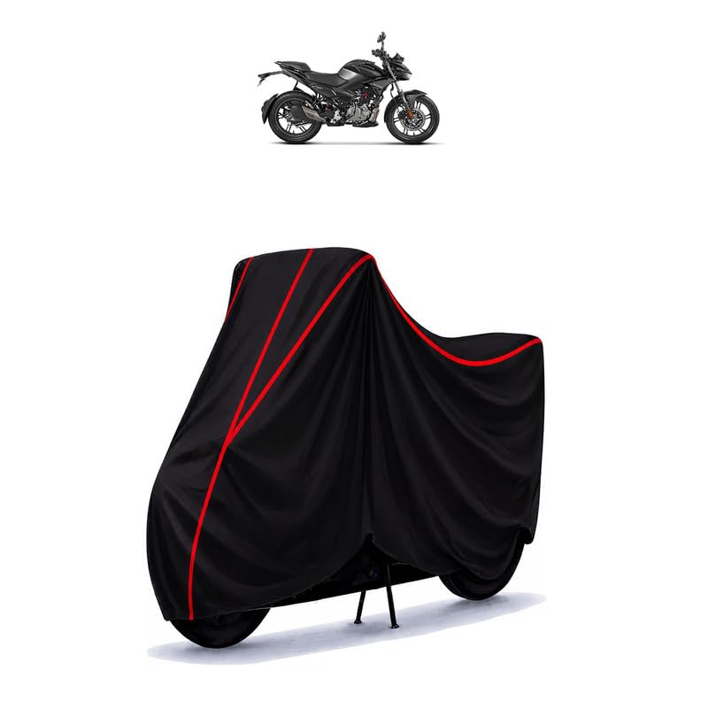 Image of Hero Xtreme 125 R Water Resistant Bike Cover for All Motorcycles & Rain | Heavy Duty Taffeta Fabric | UV Protection, Dustproof, Scratchproof | All Weather Two Wheeler Body Cover with Elastic Bottom