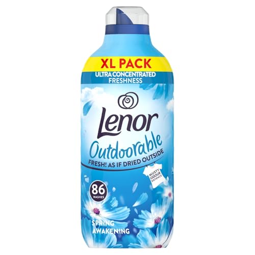 Lenor Outdoorable Fabric Conditioner 86 Washes, 1.204l, Spring Awakening, Ultra Concentrated Freshness