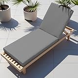 Tissu imperméable : Le coussin bain de soleil est fabriqué en tissu imperméable d'extérieur, résistant à la pluie et garantissant confort et durabilité