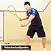 Conderyang 2 Pack Beginner Squash Racquet Set Includes Racquets with Racket Bags Anti Fog Goggles Cases Blue Dot Ball Indoor Gym Sports for Beginners Novice Training Recreational Play (Yellow)