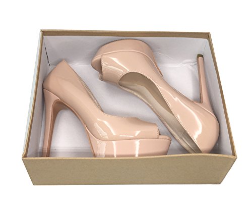 Guoar Scarpe da Donna con Tacco Alto, Grandi