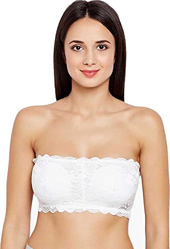 Image of Women's Lace Padded Wire Free Bralette Bra