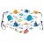 Yinella Kids Cute Pattern Washable Reusable Protective Mouth Cloth Cover with Filter Childrens Face Bandanas Outdoor School