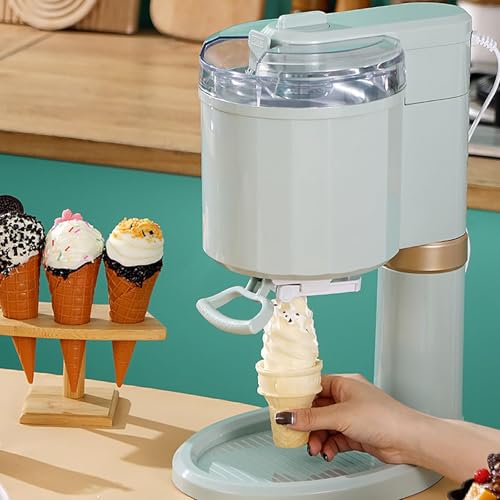 Haushalts-Eismaschine, 1L Soft Serve Maker für Zuhause, Bar, Café - Mini Fruit Soft Ice Cream Machine – Bild 3