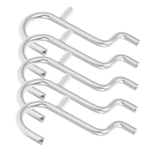 MUCKLILY Organize Your Space 20pcs Metal Pegboard Hooks Wall and Tool Storage for