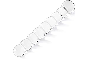 Men's/Women's Anal Beads - Glass Crystal Massage Wand