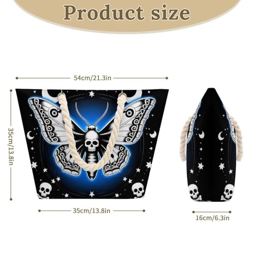 Women's Fashion Large Hemp Rope Tote Bag Casual Shoulder Bag Handbag2