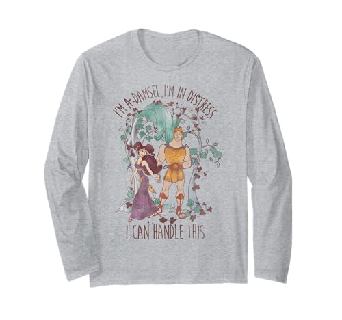 T-shirt manches longues Disney Hercule Megara pour fan de pop culture