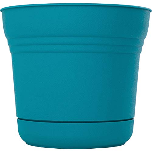 Bloem Saturn Planter with Saucer, 7", Calypso (SP0727)