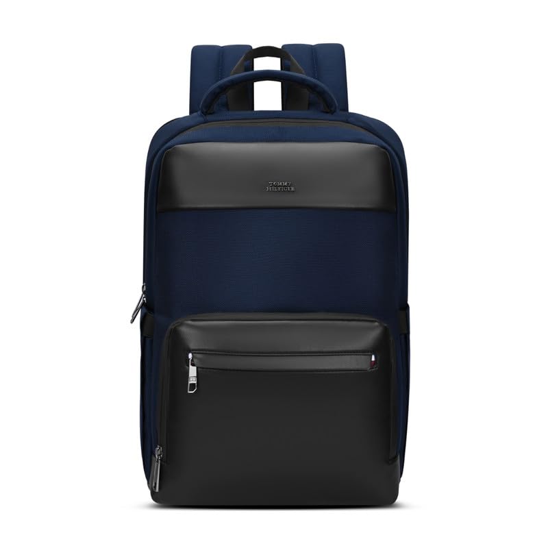 Image of Tommy Hilfiger Unisex Laptop Backpack AIRVANE | Hidden Pocket | Padded Compartment| Daypack for School, Office, College and Work | 23L Capacity