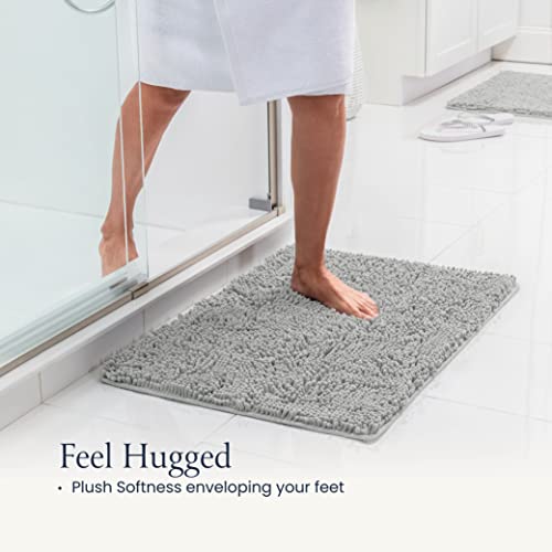 BELADOR Bathroom Rugs Sets 2 Piece Plush Bath Mat Set QuickDry Soft