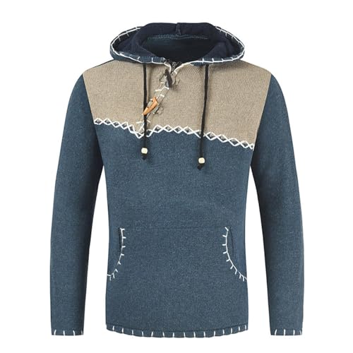 Pull d'hiver en tricot anti-froid coupe décontractée homme moderne