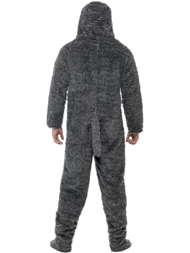 Smiffys Fluffy Dog Costume, Grey Halloween und Karneval