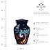 SUBSH Forest Dragon Dusk - Pack of 1 - Cremation Urns for Adults Male & Female - Memorial Burial Urn - Small Ashes Keepsake for Sister - Small Keepsake Urn for Mom & Dad Ashes - Decorative Urns, Blue