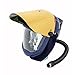 Sundstr?m SR 580/587 Loose-Fitting SR 580 Hard Hat with SR 587 Gold Visor, One Size, Blue/Gold