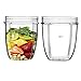 ELEFOCUS 2 X 18 oz Short Cups for Nutri Bullet