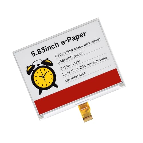 Affichage électronique e-Paper 5.8 pour remplacer le papier thermique dans l'industrie