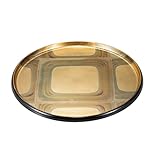 箔一 盆 ゴールド 270×270×20mm 古代箔 平安盆 A161-01009