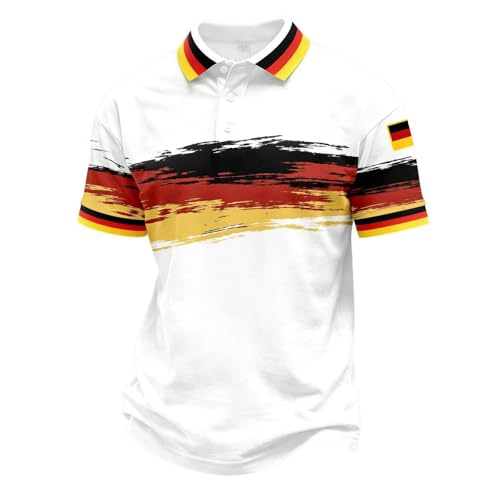 Polo de football allemand adulte WINWUQB maillot d'entraînement respirant décontracté