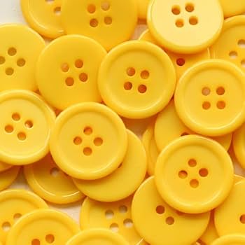 little suzie TIGHT HEM BUTTON TUBE イエロー Amazon.com: GANSSIA Flower Buttons for Sewing Plastic Craft