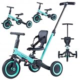 COIL Triciclo para aprender a andar, bicicleta infantil, triciclo/bicicleta de equilibrio, 6 en 1,...
