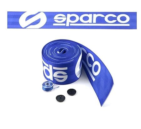Image of CarOxygen Innovation seatbelts Berger Group Comfort car Safety Belt (Sparco Blue)