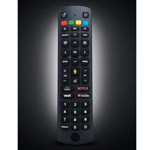 Image of Universal Bluetooth Remote for Fiber smart Set top Box, Universal Remote for All smart tv, Suitable for air Fiber Box with Voice Command, Netflix hotstar YouTube hotkeys