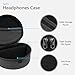 Geekria Shield Case Compatible with Sony WH-XB910N, Marshall Monitor III ANC, Logitech H800 Headphones, Replacement Protective Hard Shell Travel Carrying Bag with Cable Storage (Dark Grey)