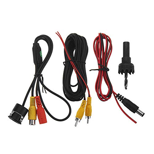 TickSmile Car Rear View Reversing Universal Drilling 18.5MM Backup Camera With LED Light Waterproof